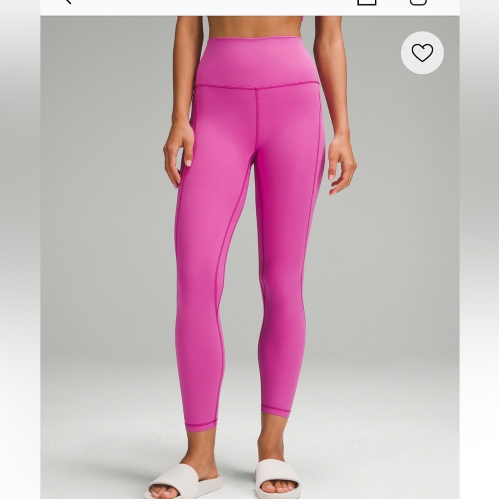 Lulu Lemon Align High-Rise with pockets 25”, Size 6